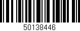 Código de barras (EAN, GTIN, SKU, ISBN): '50138446'