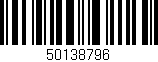 Código de barras (EAN, GTIN, SKU, ISBN): '50138796'
