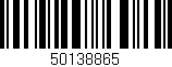 Código de barras (EAN, GTIN, SKU, ISBN): '50138865'