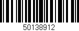 Código de barras (EAN, GTIN, SKU, ISBN): '50138912'