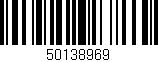 Código de barras (EAN, GTIN, SKU, ISBN): '50138969'
