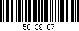 Código de barras (EAN, GTIN, SKU, ISBN): '50139187'