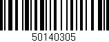Código de barras (EAN, GTIN, SKU, ISBN): '50140305'