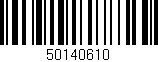 Código de barras (EAN, GTIN, SKU, ISBN): '50140610'