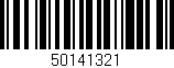 Código de barras (EAN, GTIN, SKU, ISBN): '50141321'