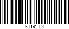 Código de barras (EAN, GTIN, SKU, ISBN): '50142.03'