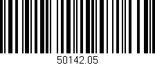 Código de barras (EAN, GTIN, SKU, ISBN): '50142.05'