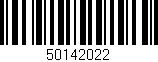 Código de barras (EAN, GTIN, SKU, ISBN): '50142022'