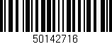 Código de barras (EAN, GTIN, SKU, ISBN): '50142716'