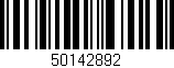 Código de barras (EAN, GTIN, SKU, ISBN): '50142892'