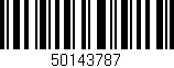 Código de barras (EAN, GTIN, SKU, ISBN): '50143787'