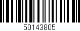 Código de barras (EAN, GTIN, SKU, ISBN): '50143805'