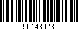 Código de barras (EAN, GTIN, SKU, ISBN): '50143923'