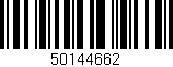 Código de barras (EAN, GTIN, SKU, ISBN): '50144662'