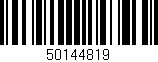 Código de barras (EAN, GTIN, SKU, ISBN): '50144819'