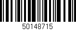 Código de barras (EAN, GTIN, SKU, ISBN): '50148715'