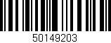 Código de barras (EAN, GTIN, SKU, ISBN): '50149203'