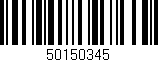 Código de barras (EAN, GTIN, SKU, ISBN): '50150345'