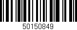 Código de barras (EAN, GTIN, SKU, ISBN): '50150849'