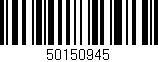 Código de barras (EAN, GTIN, SKU, ISBN): '50150945'