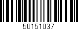 Código de barras (EAN, GTIN, SKU, ISBN): '50151037'