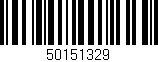 Código de barras (EAN, GTIN, SKU, ISBN): '50151329'