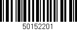 Código de barras (EAN, GTIN, SKU, ISBN): '50152201'