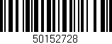 Código de barras (EAN, GTIN, SKU, ISBN): '50152728'