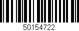Código de barras (EAN, GTIN, SKU, ISBN): '50154722'