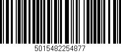 Código de barras (EAN, GTIN, SKU, ISBN): '5015482254877'