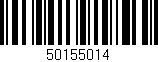 Código de barras (EAN, GTIN, SKU, ISBN): '50155014'