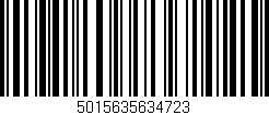 Código de barras (EAN, GTIN, SKU, ISBN): '5015635634723'