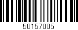 Código de barras (EAN, GTIN, SKU, ISBN): '50157005'
