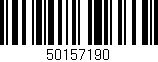 Código de barras (EAN, GTIN, SKU, ISBN): '50157190'