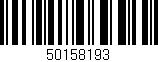 Código de barras (EAN, GTIN, SKU, ISBN): '50158193'