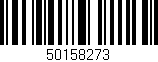 Código de barras (EAN, GTIN, SKU, ISBN): '50158273'