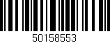 Código de barras (EAN, GTIN, SKU, ISBN): '50158553'