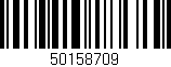 Código de barras (EAN, GTIN, SKU, ISBN): '50158709'