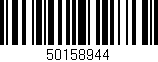 Código de barras (EAN, GTIN, SKU, ISBN): '50158944'