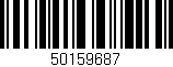Código de barras (EAN, GTIN, SKU, ISBN): '50159687'
