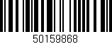Código de barras (EAN, GTIN, SKU, ISBN): '50159868'