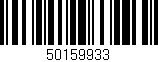 Código de barras (EAN, GTIN, SKU, ISBN): '50159933'