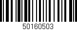 Código de barras (EAN, GTIN, SKU, ISBN): '50160503'