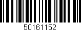 Código de barras (EAN, GTIN, SKU, ISBN): '50161152'