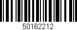 Código de barras (EAN, GTIN, SKU, ISBN): '50162212'