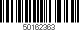 Código de barras (EAN, GTIN, SKU, ISBN): '50162363'