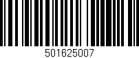 Código de barras (EAN, GTIN, SKU, ISBN): '501625007'