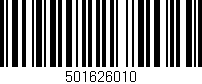 Código de barras (EAN, GTIN, SKU, ISBN): '501626010'