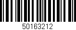 Código de barras (EAN, GTIN, SKU, ISBN): '50163212'