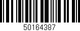 Código de barras (EAN, GTIN, SKU, ISBN): '50164387'